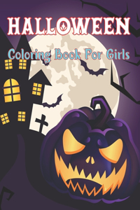 Halloween Coloring Book for Girls