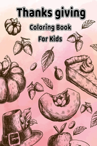 Thanksgiving Coloring Book for Kids