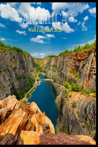 America Wall Calendar 2021