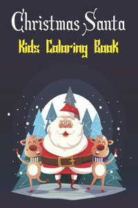 Christmas Santa Kids Coloring Book