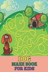 Dog maze book for kids