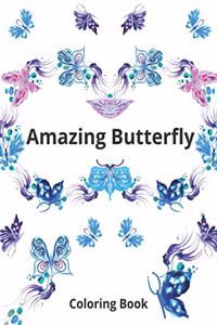 Amazing Butterfly Coloring Book