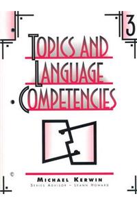 Topics and Language Competencies Book 3