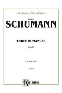 Three Romances, Op. 28