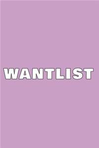 Wantlist