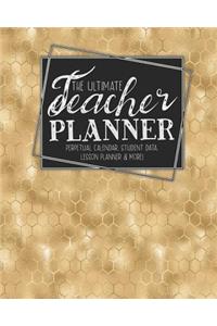 The Ultimate Teacher Planner Perpetual Calendar, Student Data, Lesson Planner & More
