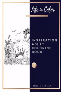 INSPIRATION ADULT COLORING BOOK (Book 7)