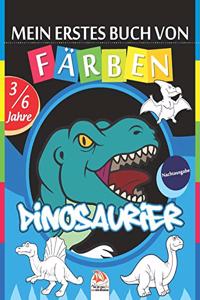 Mein erstes Buch von - Färben - Dinosaurier - Nachtausgabe