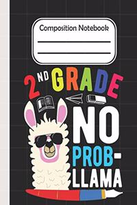 2nd Grade No Prob Llama - Composition Notebook