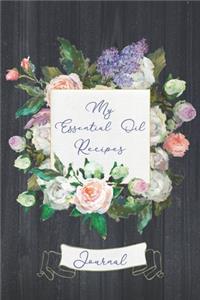 My Essential Oil Recipes Journal