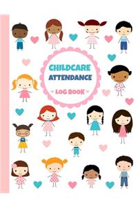 Childcare Attendance Log Book