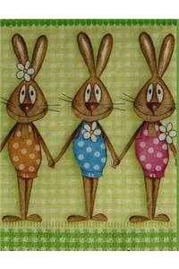 Easter Bunnies Notebook
