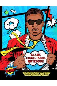 Blank Comic Book Notebook Comic Book Strip Templates Create Your Own Comics