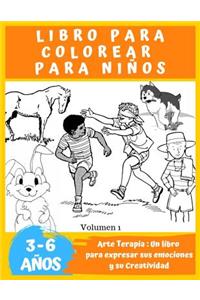 Libro para Colorear para niños de 3 a 6 años.