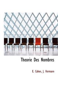 Theorie Des Nombres