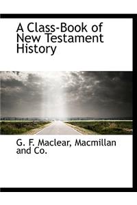 A Class-Book of New Testament History