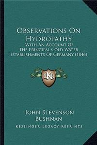 Observations On Hydropathy