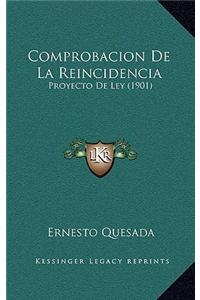 Comprobacion de La Reincidencia