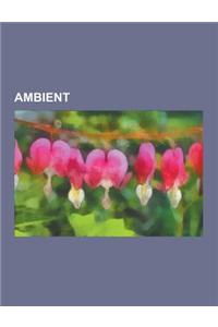 Ambient: Dark Ambient, Heavenly Voices, Brian Eno, the Orb, Dead Can Dance, Current 93, Nurse with Wound, Drone, Spk, Coil, Zov