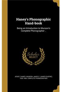 Haney's Phonographic Hand-book