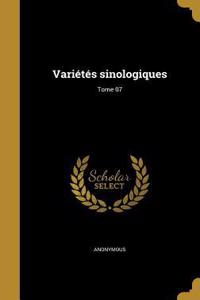 Varietes Sinologiques; Tome 07