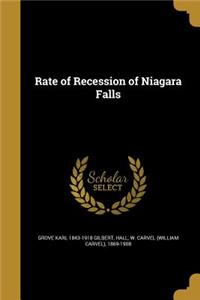 Rate of Recession of Niagara Falls