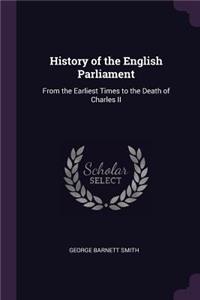 History of the English Parliament