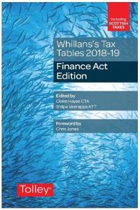 Whillans's Tax Tables 2018-19 (Finance Act edition)