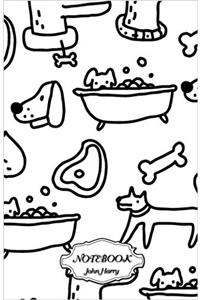Dog Pattern Notebook