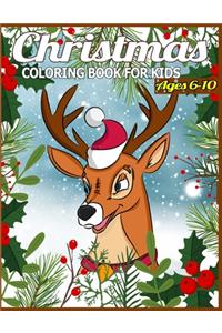 Christmas Coloring Book for Kids Ages 6-10