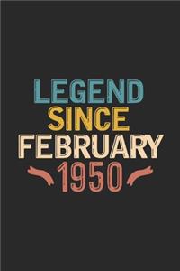 Legend Since February 1950