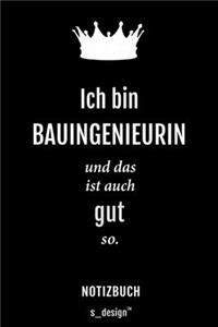 Notizbuch für Bauingenieure / Bauingenieur / Bauingenieurin