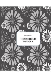 How to Make a Household Budget