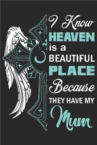 I know heaven is a beautiful place because they have my mum