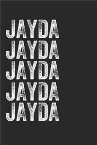 Name JAYDA Journal Customized Gift For JAYDA A beautiful personalized