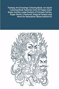 Fantasy Art Drawings Coloring Book