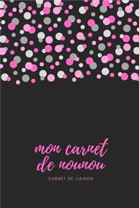 Mon carnet de nounou carnet de liaison