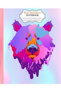 Bear Splashart Notebook