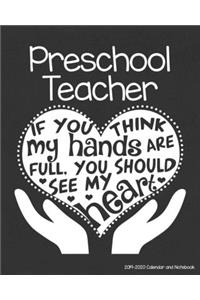 Preschool Teacher 2019-2020 Calendar and Notebook