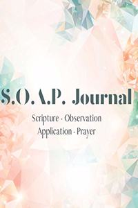 SOAP Journal-Easy & Simple Guide to Scripture Journaling-Bible Study Workbook 100 pages Book 20
