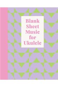 Blank Sheet Music for Ukulele