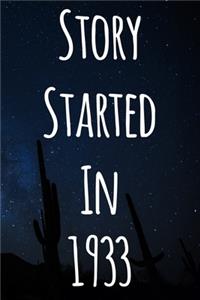 Story Started In 1933