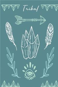 Composition Line Notebook Tribal