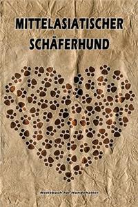 Mittelasiatischer Schäferhund Notizbuch für Hundehalter