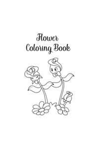 Flower Coloring Book