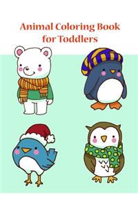 Animal Coloring Book for Toddlers