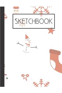 Snowman and Santa Sketchbook