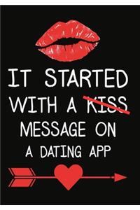 It Started With a Kiss Message on a Dating App