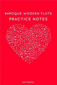 Baroque Wooden Flute Practice Notes