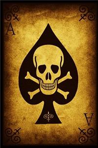 Ace Card from the Deck of Death - Skull Journal